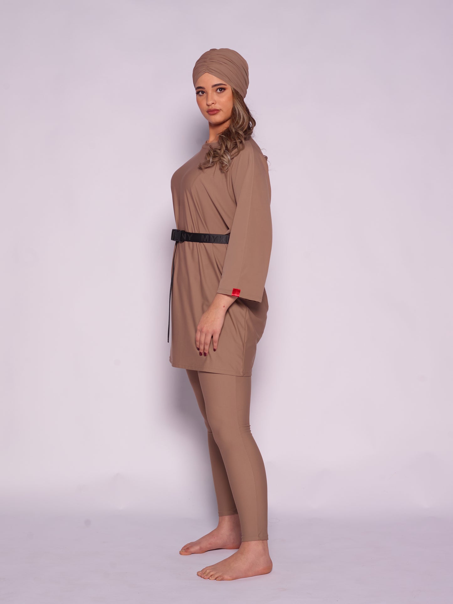 Maya semi-burkini Ash Brown