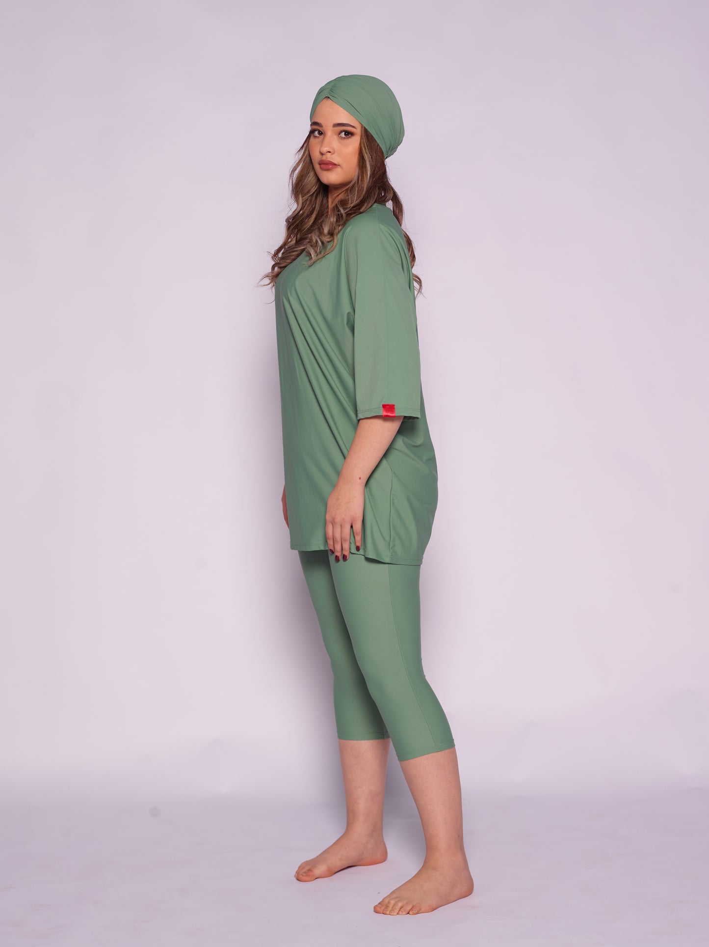 Majda semi-burkini Sage Green