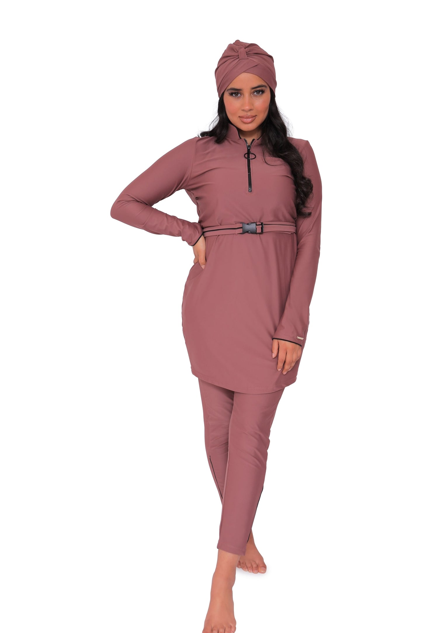 Ivory burkini Mauve