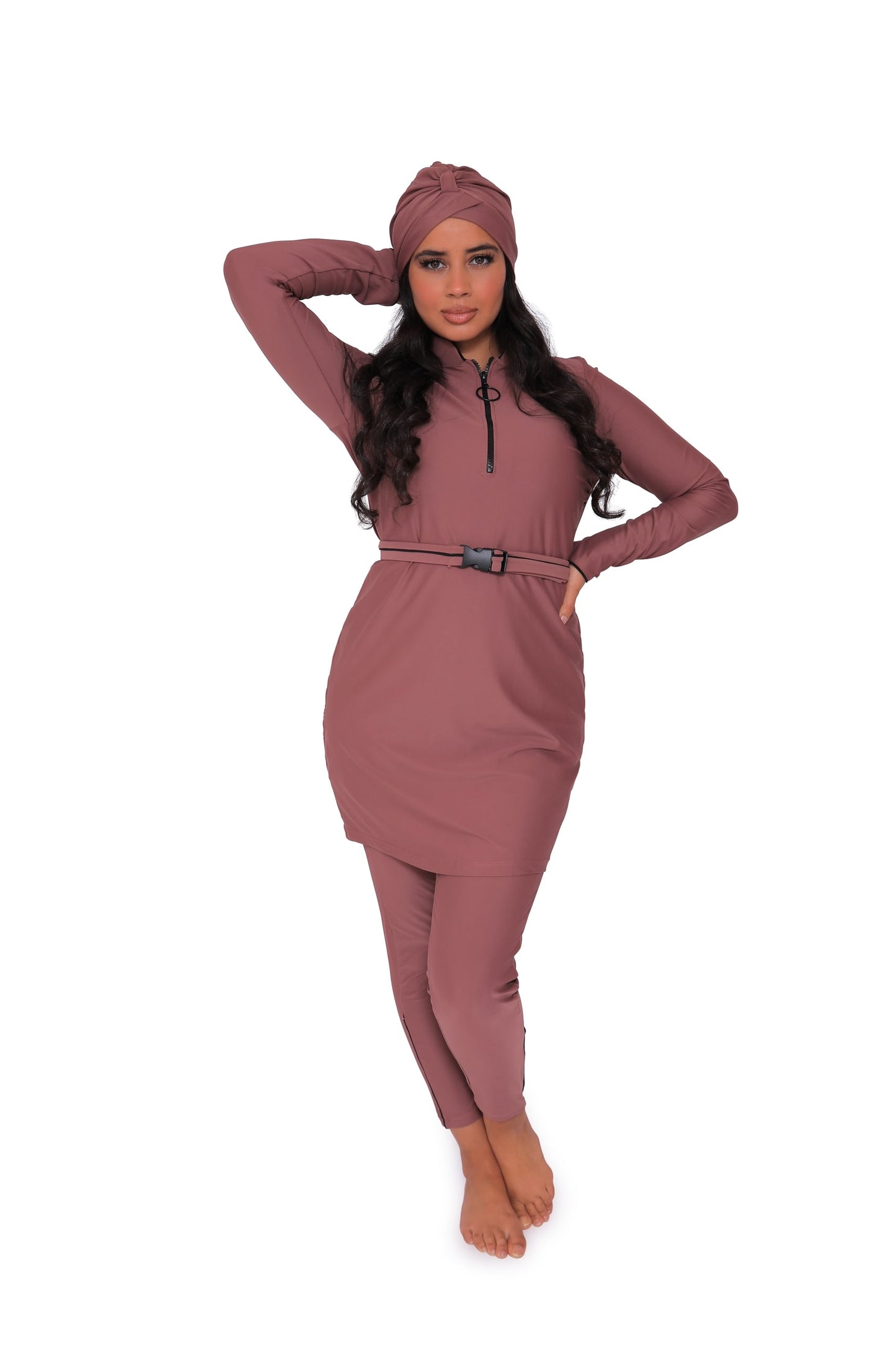 Ivory burkini Mauve