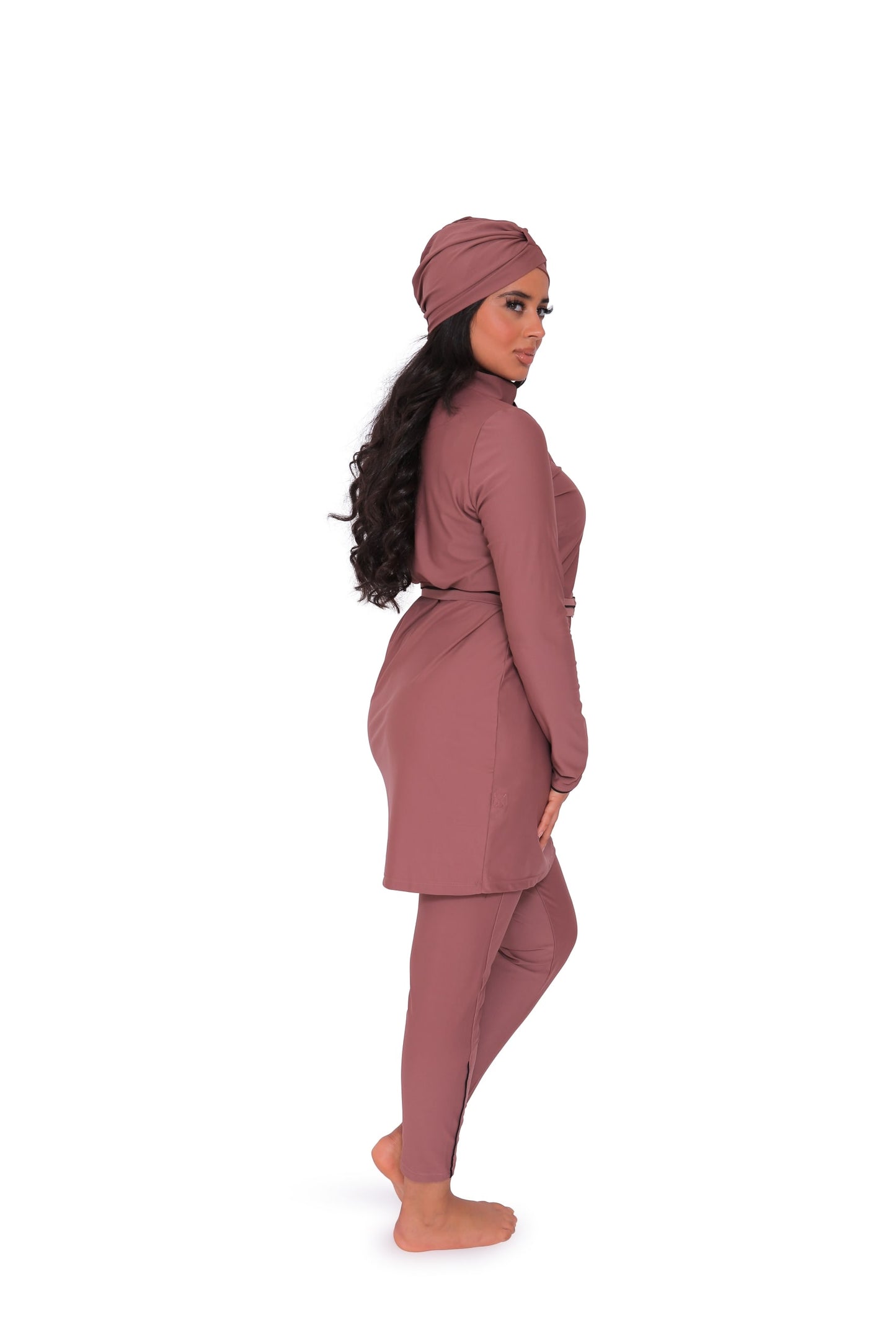 Ivory burkini Mauve
