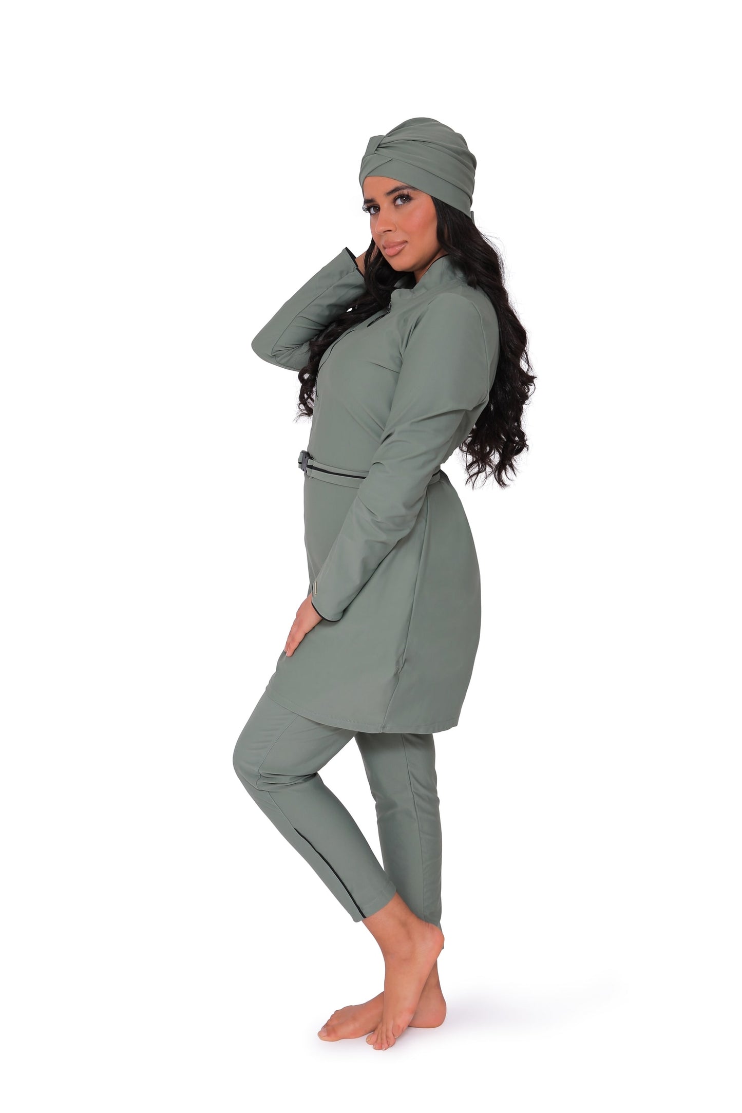 Ivory burkini Pistache