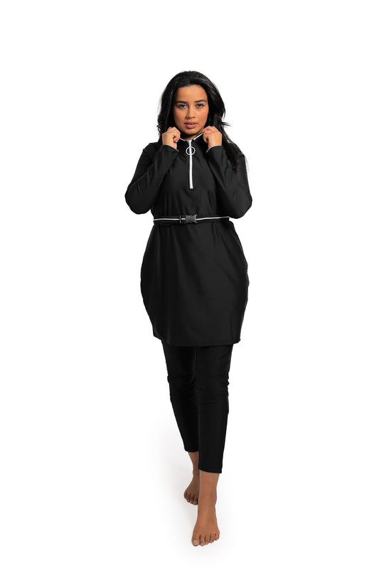 Ivory Burkini Black