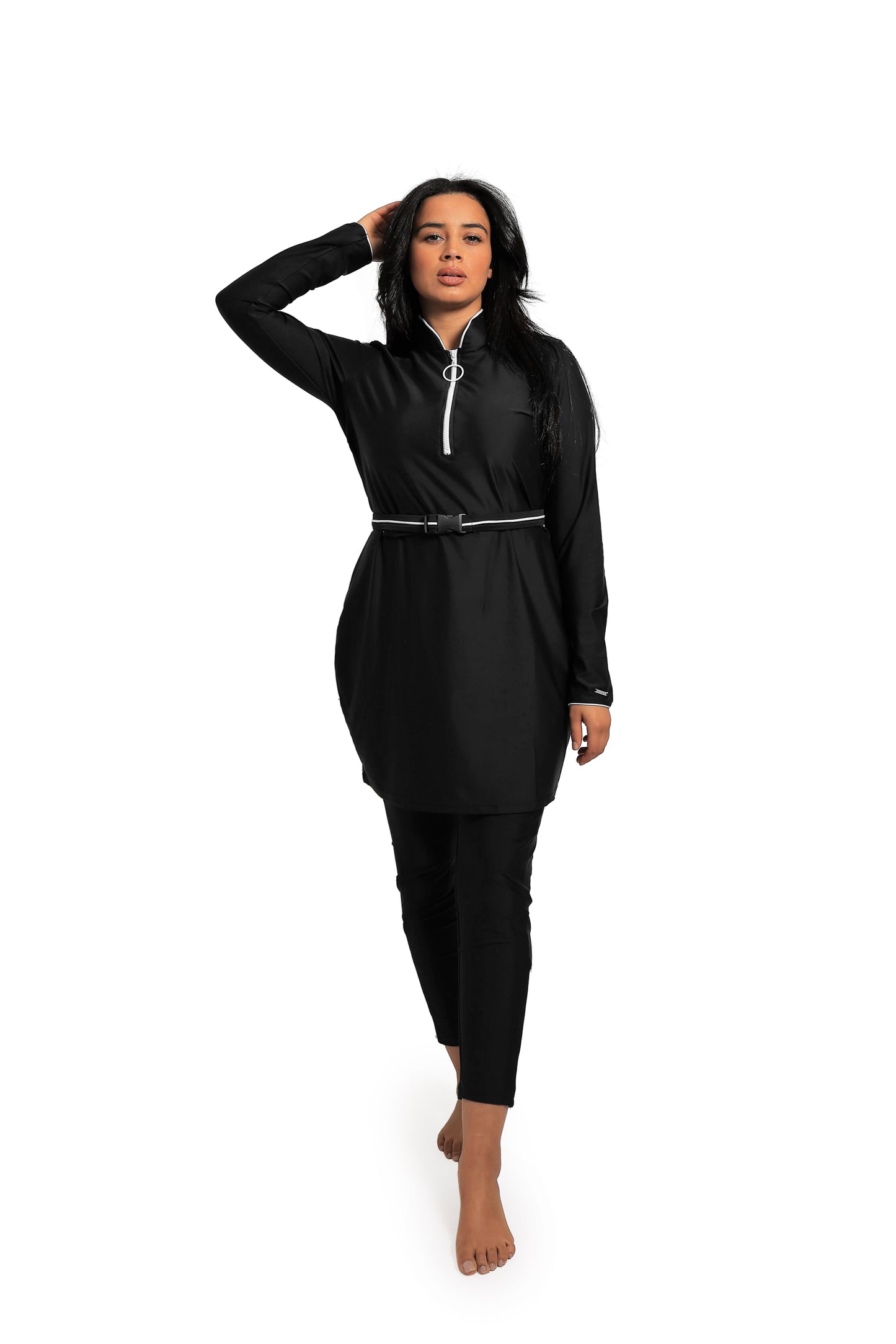 Ivory Burkini Black