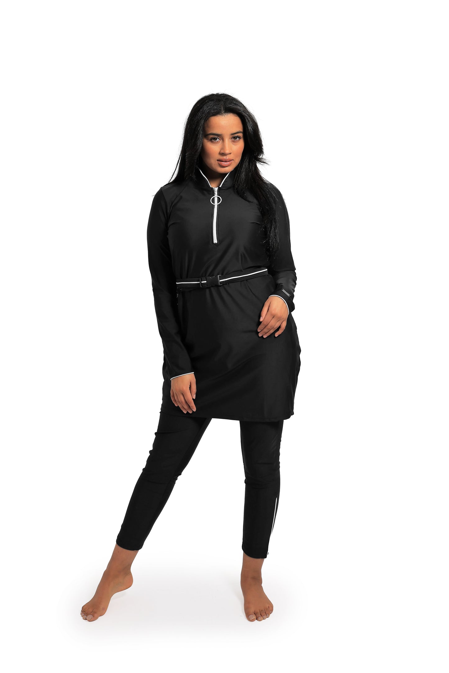 Ivory Burkini Black