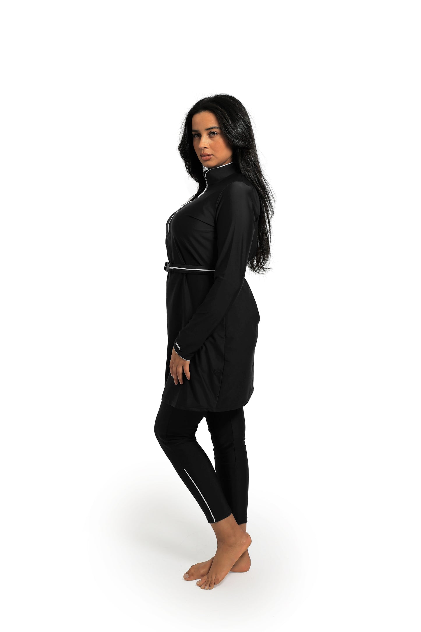 Ivory Burkini Black
