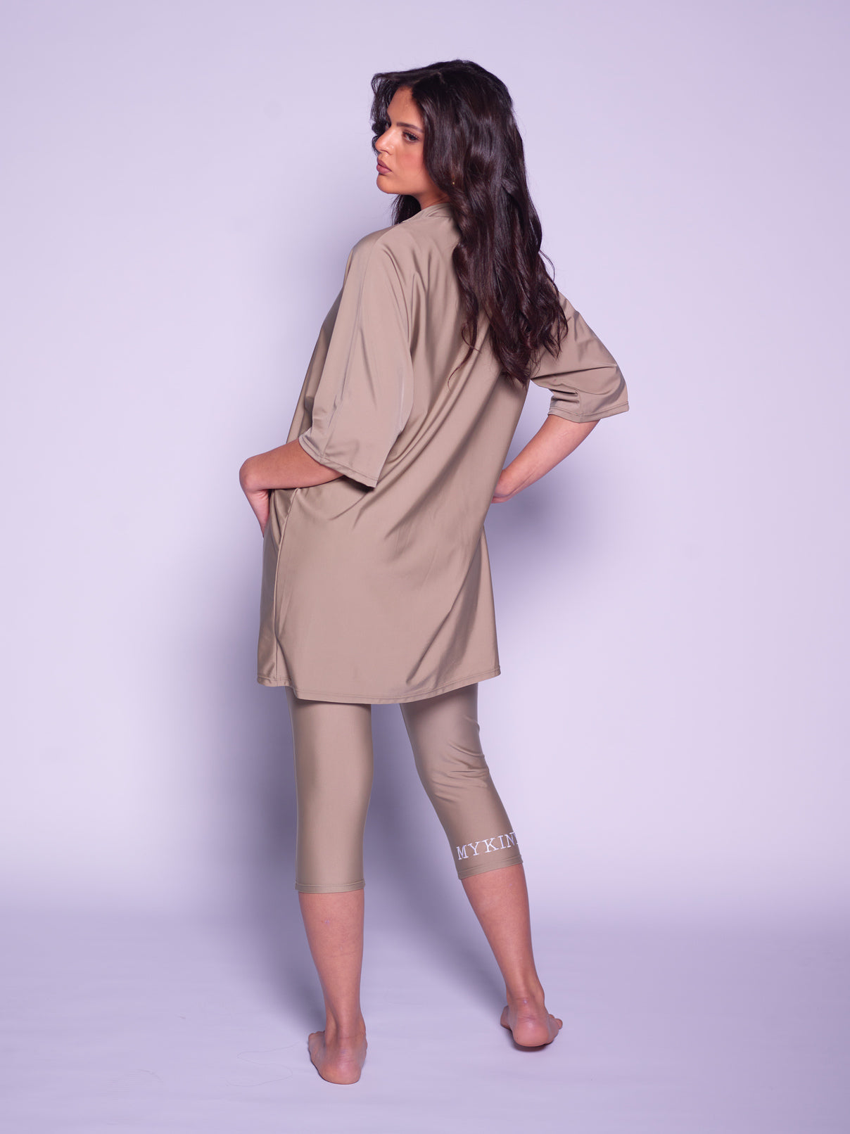 Yasmine Semi Burkini Taupe