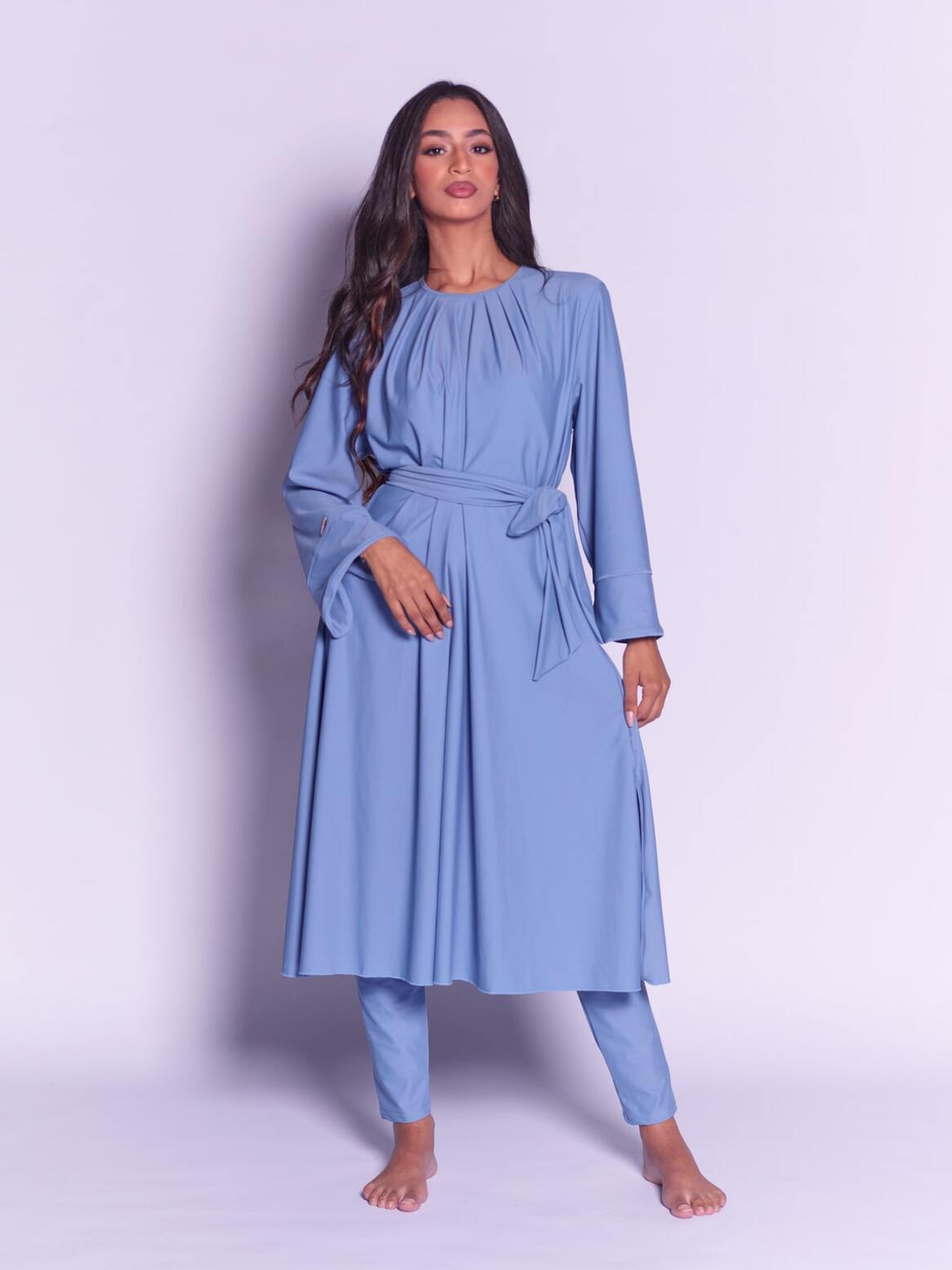 Louisa Semi-Burkini Ocean Blue