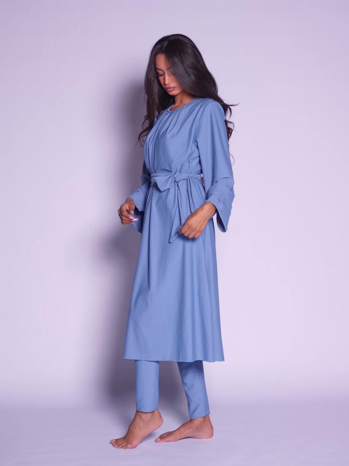 Louisa Semi-Burkini Ocean Blue