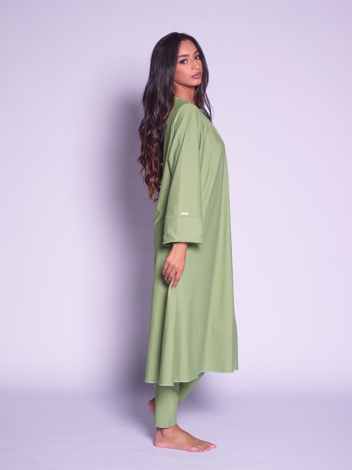 Louisa Semi-Burkini Pistache