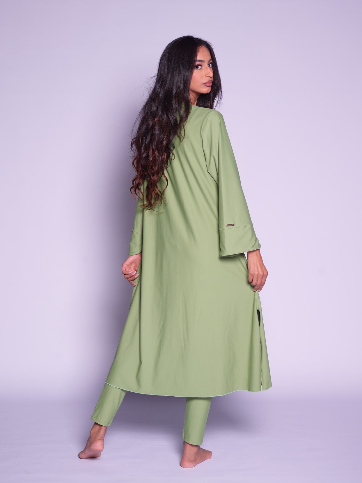 Louisa Semi-Burkini Pistache