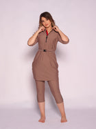 Ivy Semi-burkini Ash Brown