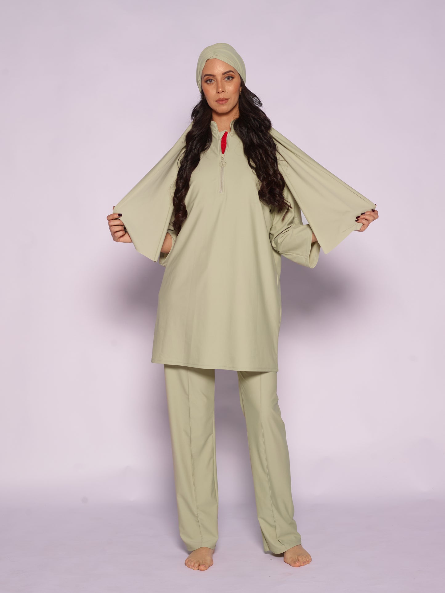 Noor Burkini Green Sage