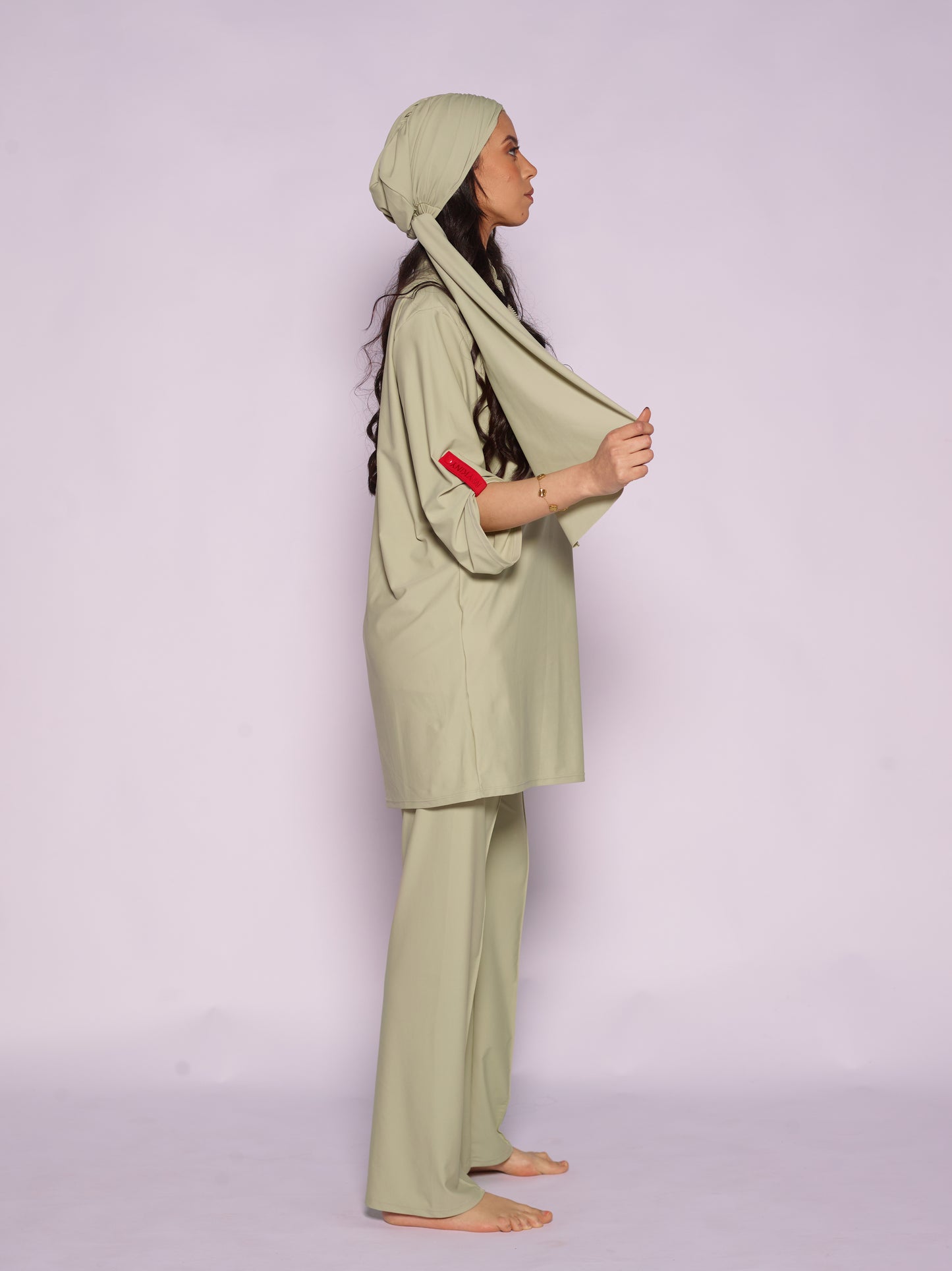 Noor Burkini Green Sage