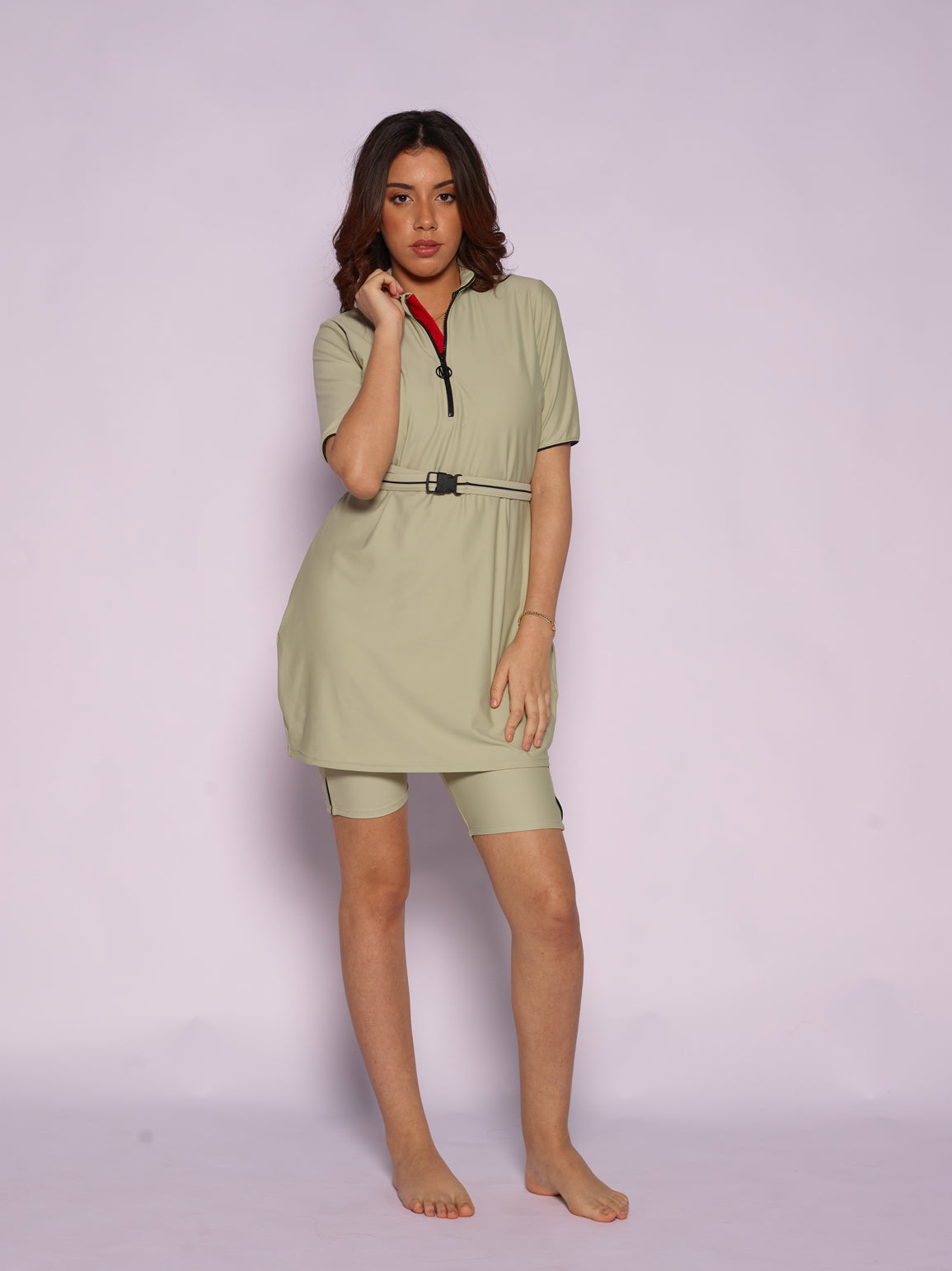 Maisa Semi-burkini Green Sage