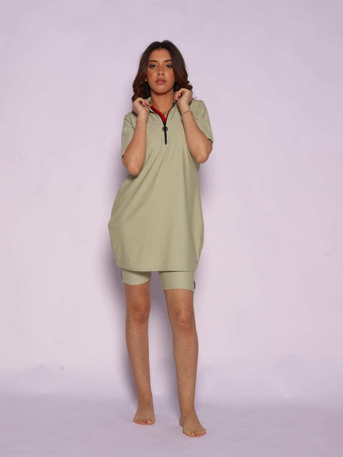 Maisa Semi-burkini Green Sage