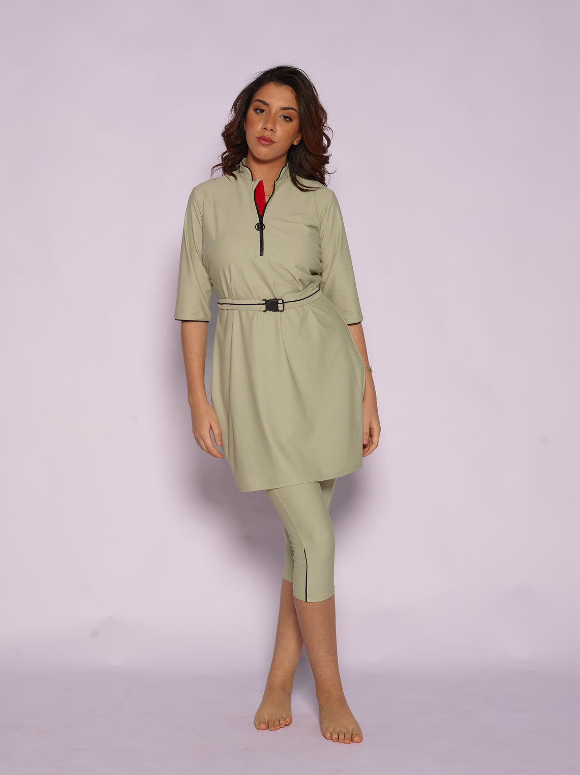 Ivy Semi-burkini Green Sage