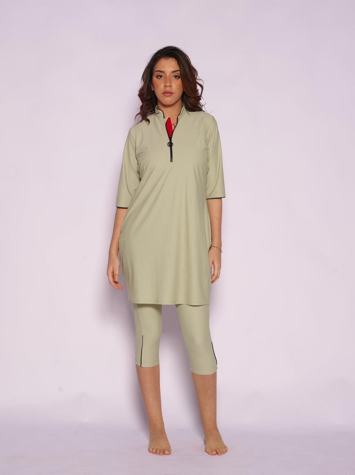 Ivy Semi-burkini Green Sage