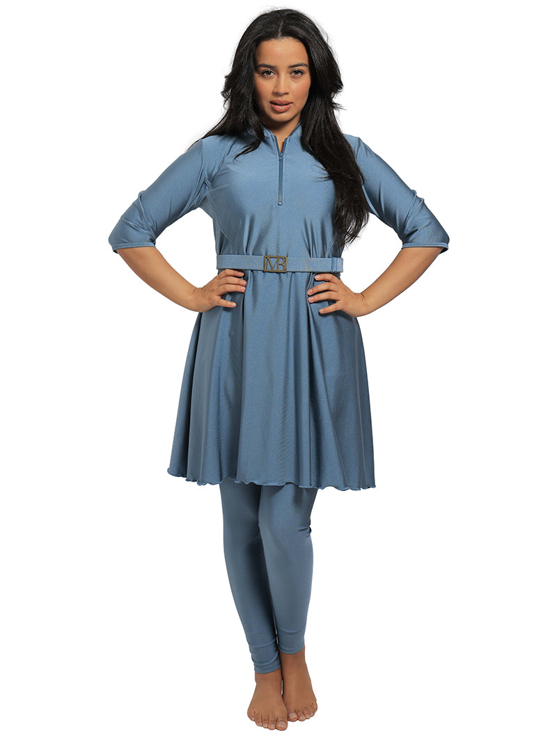 Lina Semi Burkini Ocean Blue