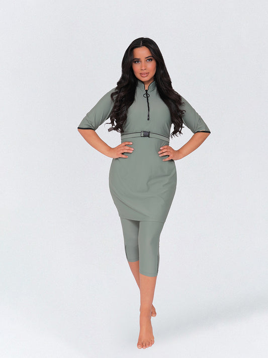 Ivy Semi Burkini Pistache