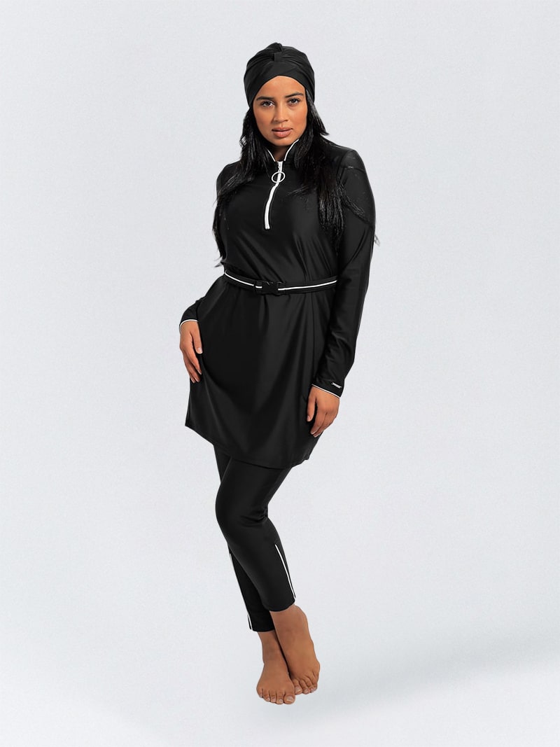 Ivory burkini Black
