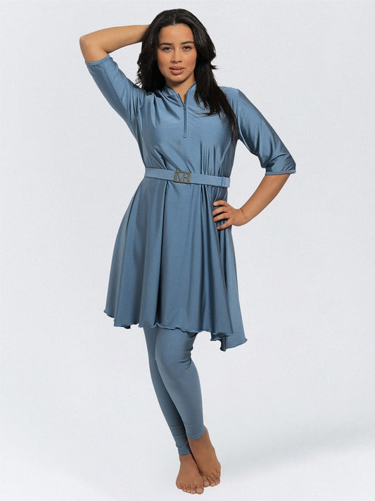Lina Semi Burkini Ocean Blue