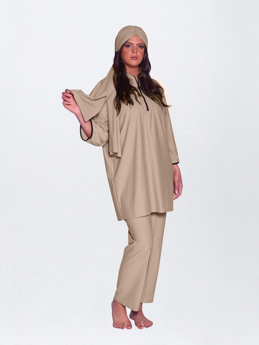 Noor Burkini Taupe