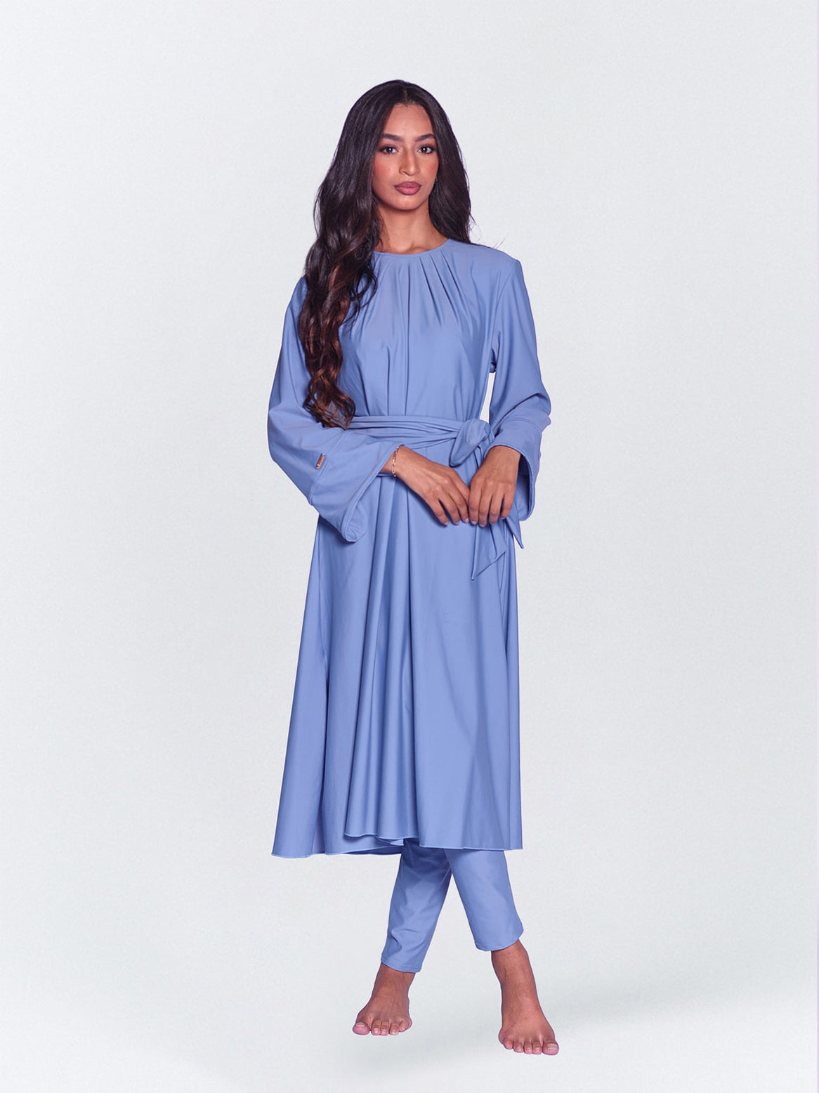 Louisa Semi-Burkini Ocean Blue