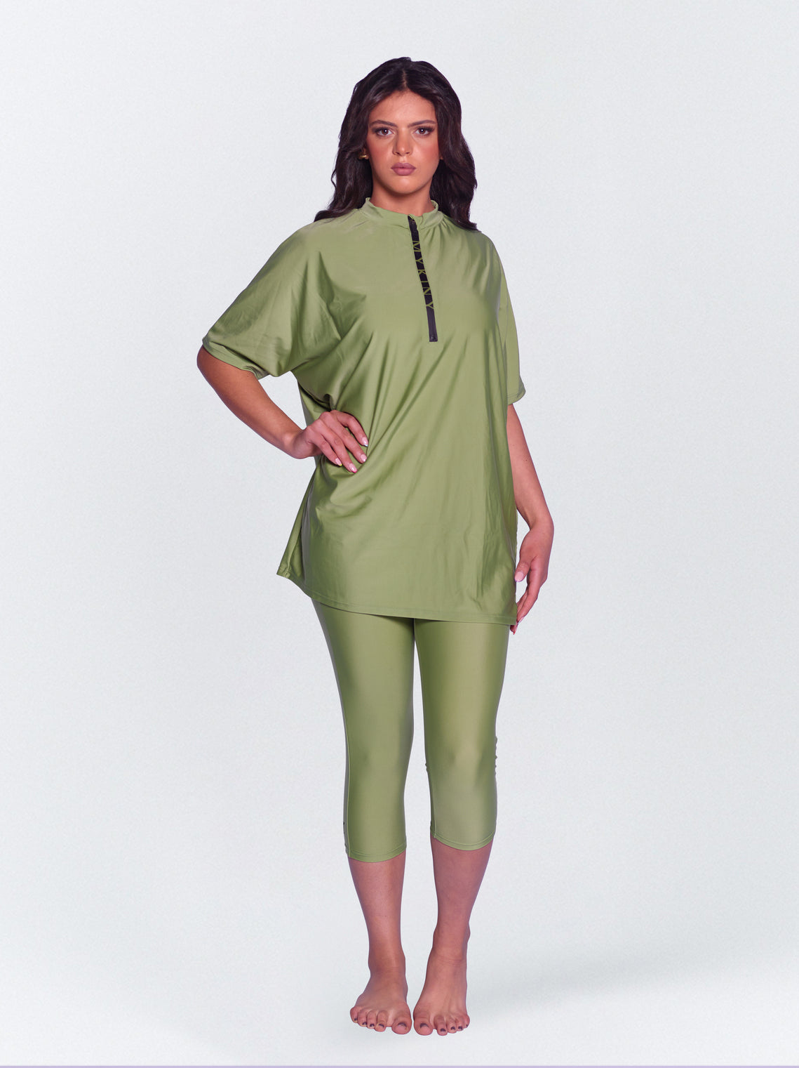 Yasmine Semi Burkini Groen