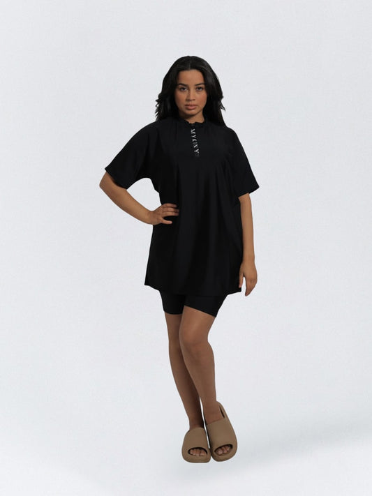 Dania Semi-Burkini Black