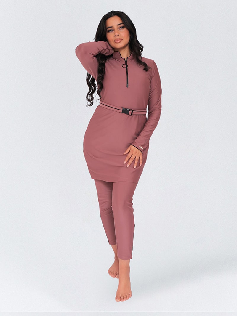 Ivory burkini Mauve