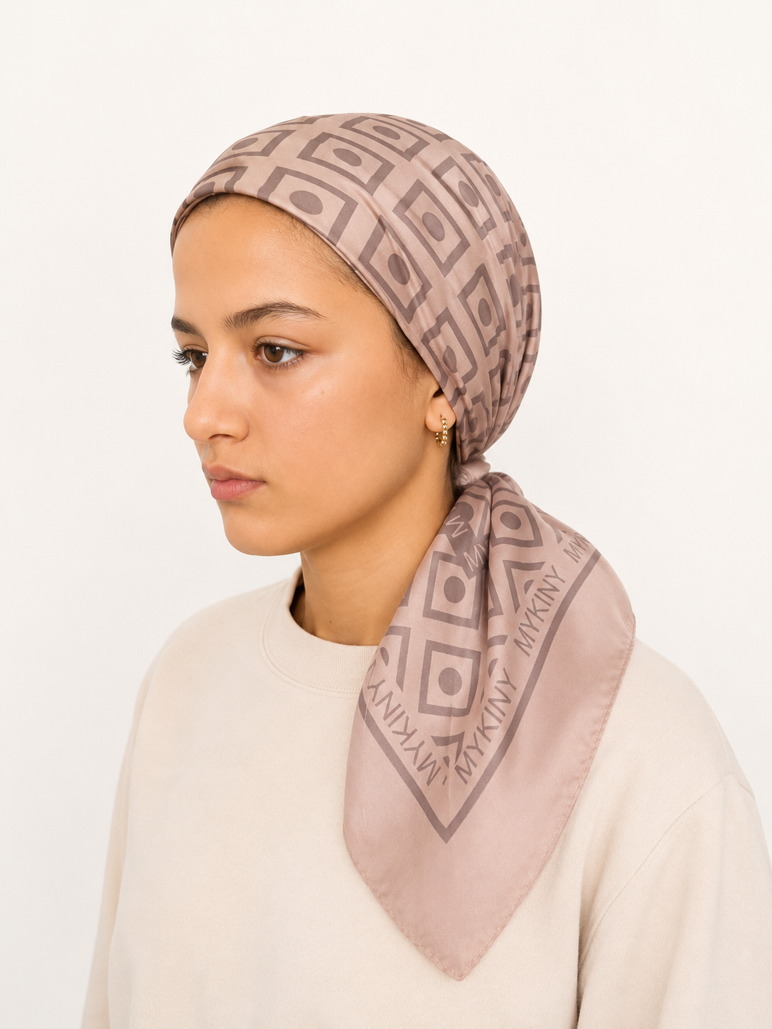 MYKINY Quick TieScarf (instant) Taupe