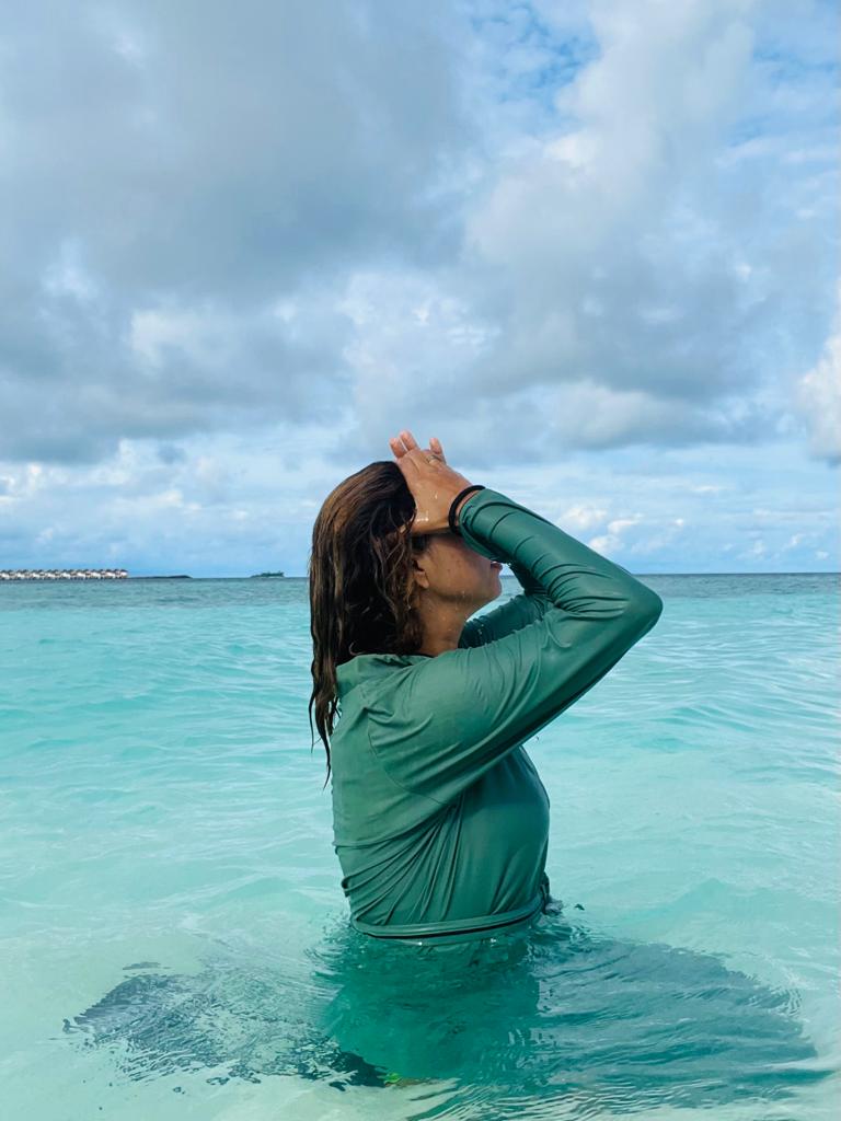Ivory burkini Pistachio