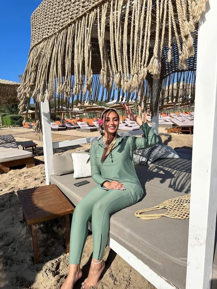 Ivory burkini Pistachio