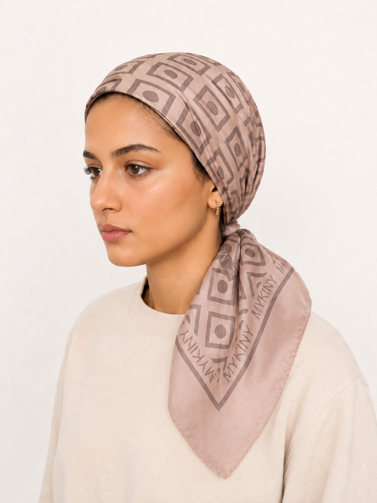 MYKINY Quick TieScarf (instant) Taupe