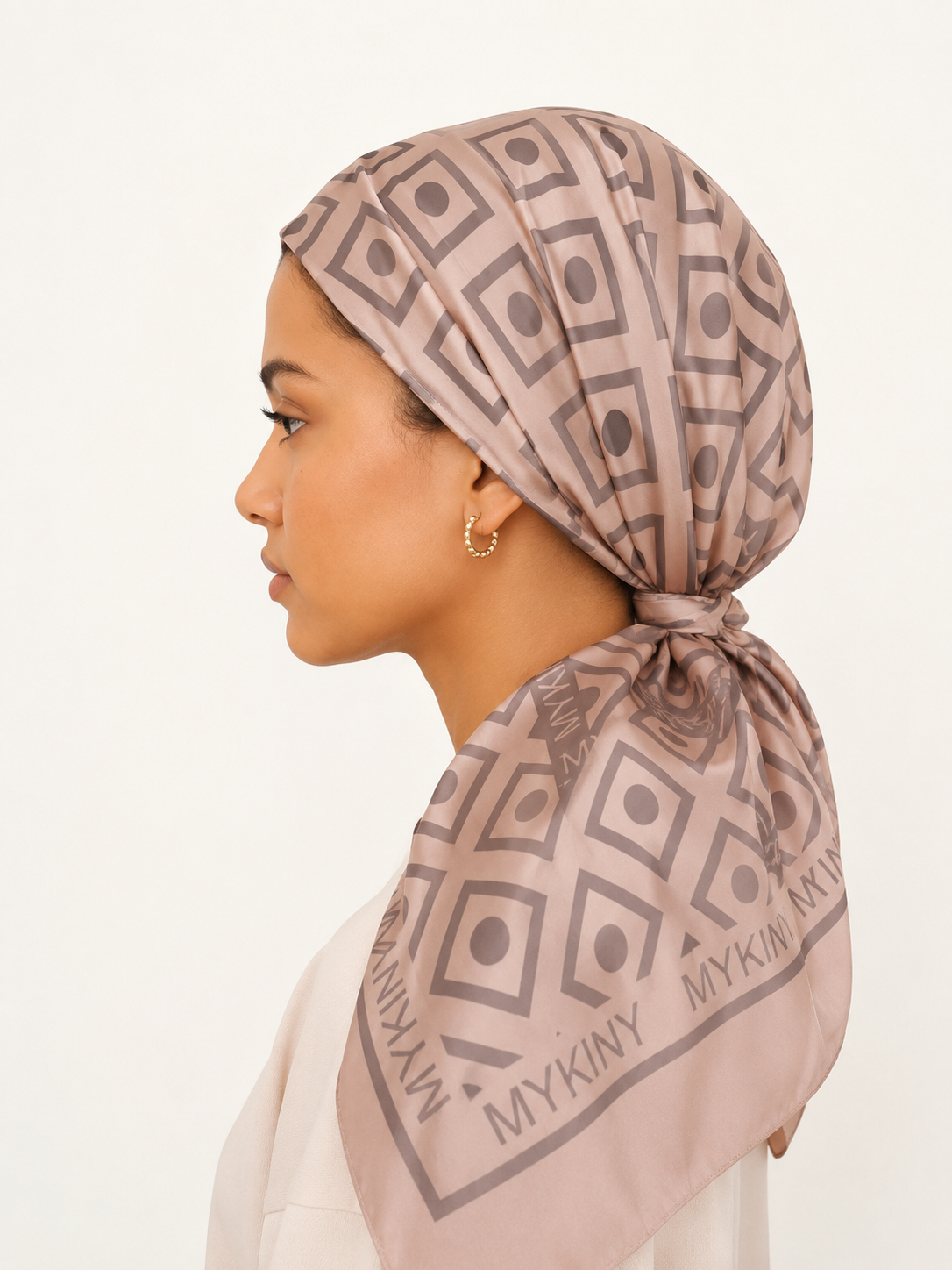 MYKINY Quick TieScarf (instant) Taupe